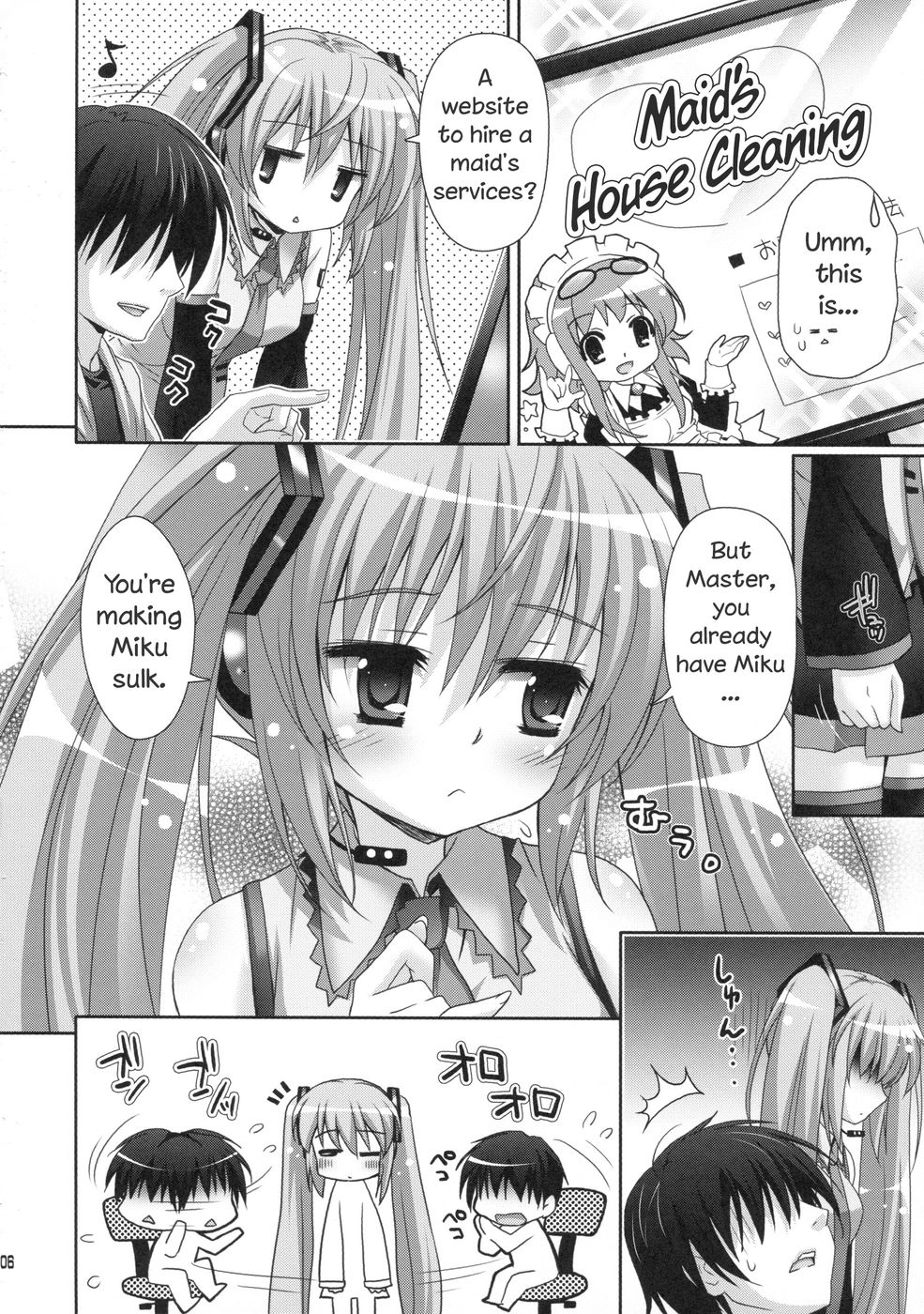 Hentai Manga Comic-The Story of Miku in Her Maid Costume Coming to Clean Me in More Ways Then One-Read-4